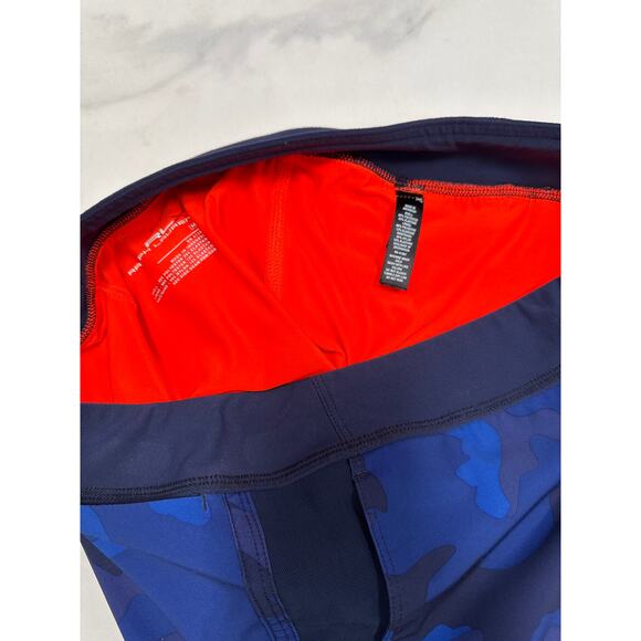 RLX Ralph Lauren Blue Black Camouflage Stretch Skort Sz M At Leisure Tennis Golf - Picture 13 of 14